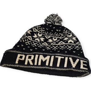 Primitive Pom Beanie Winter Black